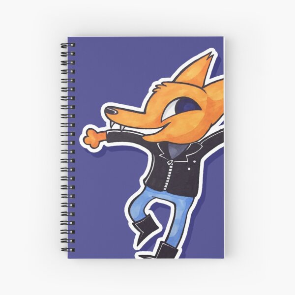 night in the woods maes drawing legends gregg  Spiral Notebook for Sale by  leah - phrogfaery<3