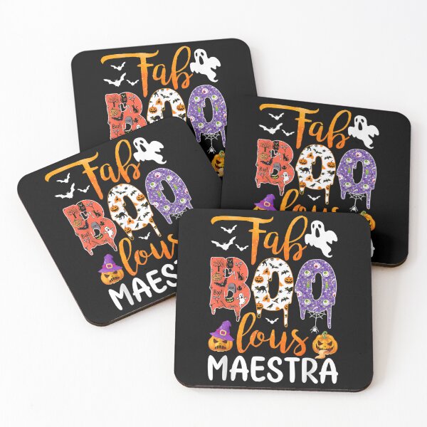 Item preview, Fab Boo Lous Maestra Ghost Pumpkin Halloween Spanish Teacher designed and sold by Borekturecek.