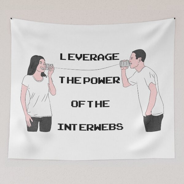 Item preview, The Power of the Interwebs (textured) designed and sold by toolongdidntdraw.