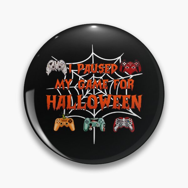Item preview, I Paused My Game For Halloween Vampire Zombie Controllers designed and sold by Borekturecek.