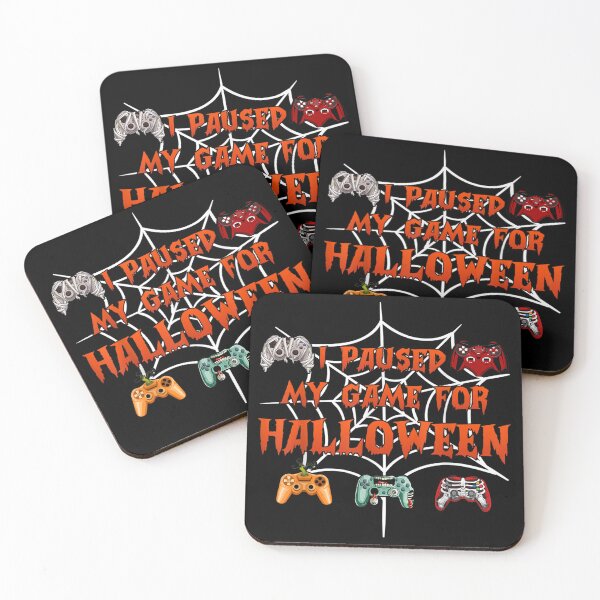 Item preview, I Paused My Game For Halloween Vampire Zombie Controllers designed and sold by Borekturecek.