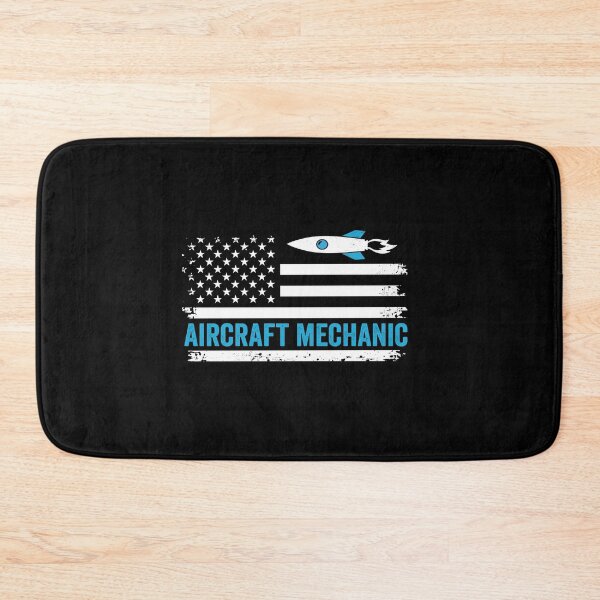 Item preview, Aircraft Mechanic Distressed Vintage USA Flag Rocket Technician: Funny Aviation Mechanic Gift designed and sold by Adexyl.