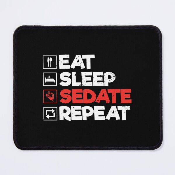 Item preview, Anesthetist Eat Sleep Sedate Repeat: Anesthesiologist Funny Anaesthesia Gift designed and sold by Adexyl.