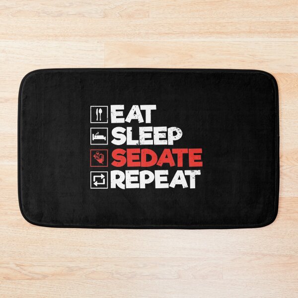 Item preview, Anesthetist Eat Sleep Sedate Repeat: Anesthesiologist Funny Anaesthesia Gift designed and sold by Adexyl.