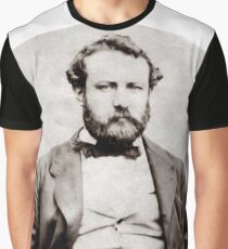 Vintage Jules Verne Portrait Photograph Graphic T-Shirt