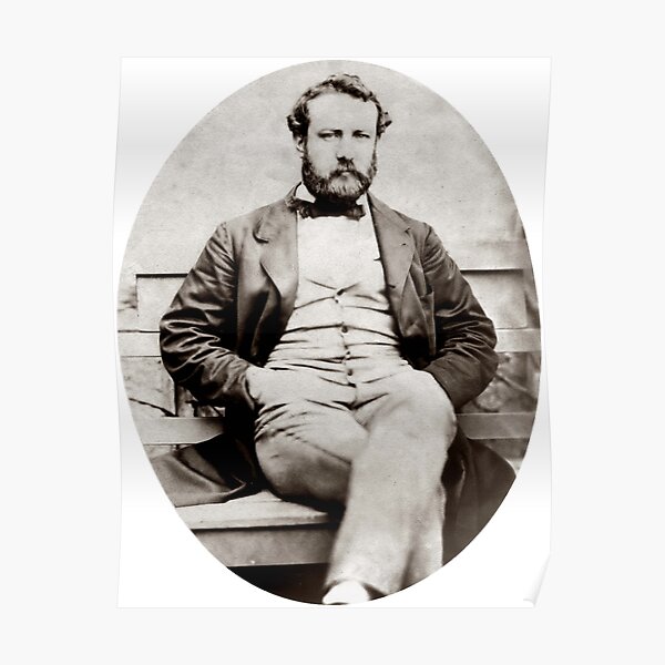 Photographie de portrait Vintage Jules Verne Poster