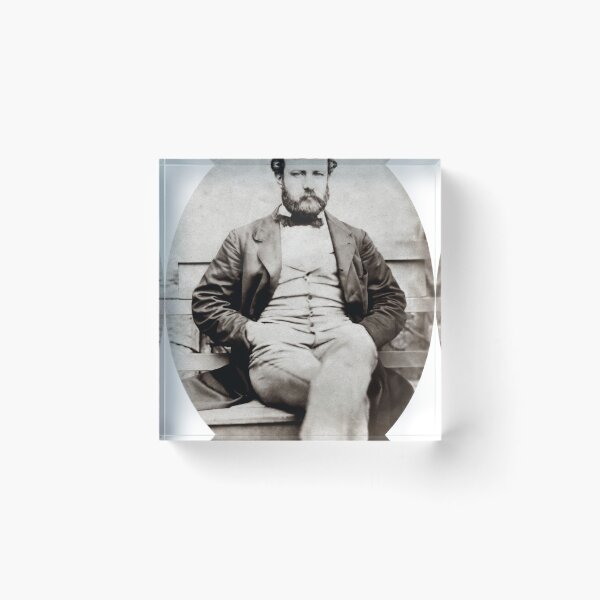 Item preview, Vintage Jules Verne Portrait Photograph  designed and sold by BravuraMedia.