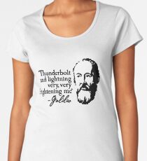 Galileo - Thunderbolt and lightning very very frightening me Women's Premium T-Shirt