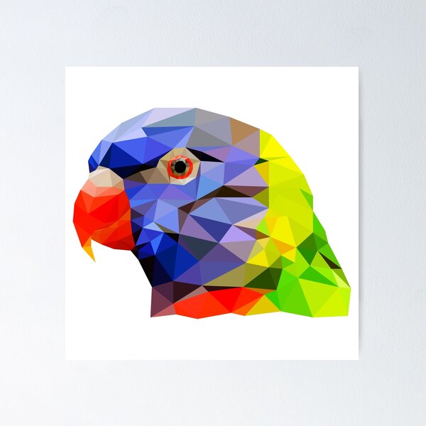 Item preview, Parrot - Low Poly designed and sold by lurchmerch.