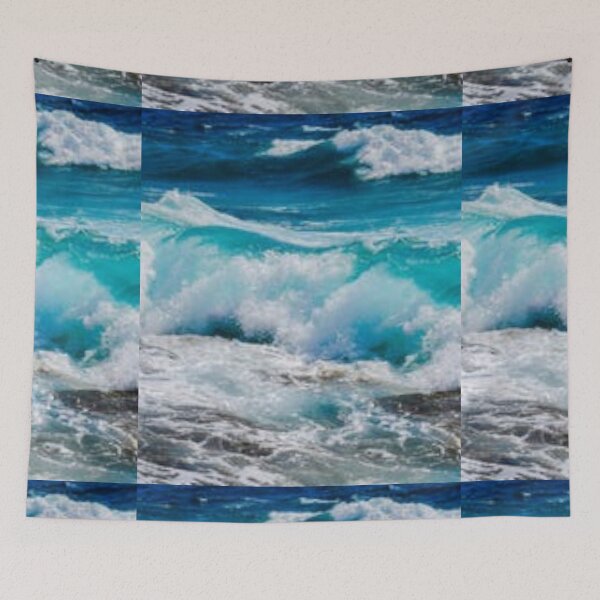 Item preview,  Cute colourful blue sea or ocean water or blue water design designed and sold by BEAUTY ⭐⭐⭐⭐⭐.