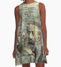 Vintage Jules Verne Periodical Cover A-Line Dress