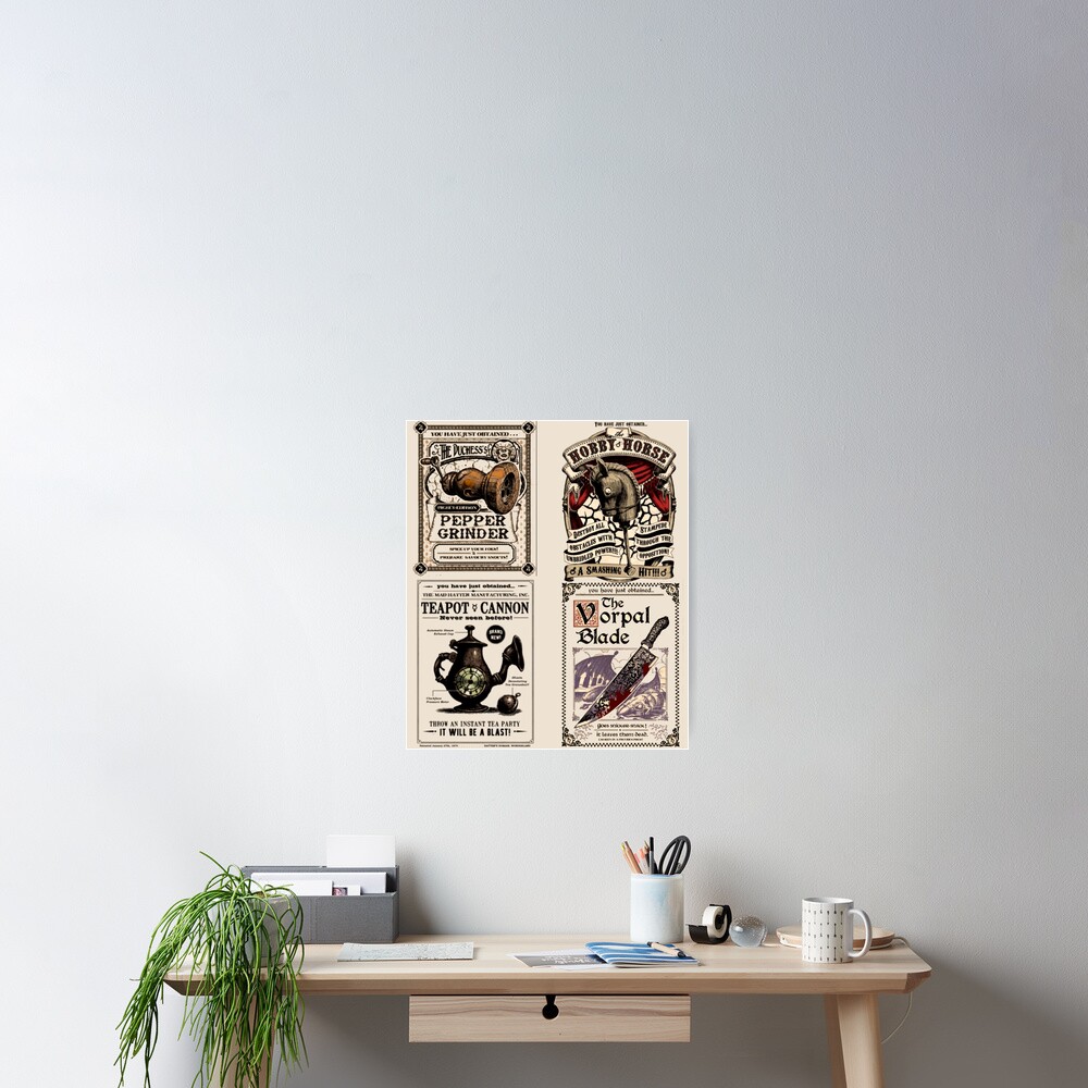 Weapons Cards- Alice Madness Returns Tapestry for Sale by UniFilmmaker