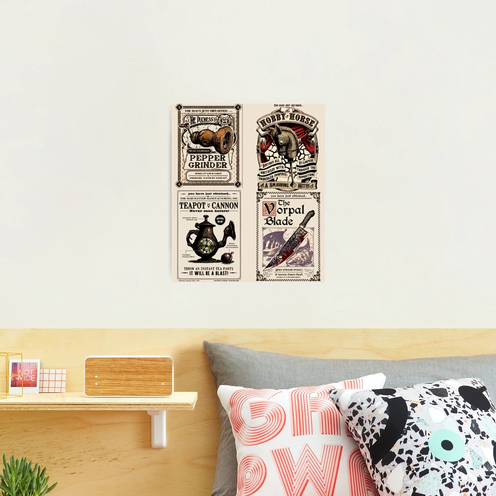 Weapons Cards- Alice Madness Returns Tapestry for Sale by UniFilmmaker