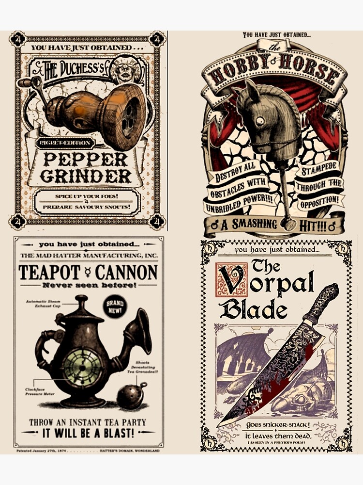 Sho — Alice: Madness Returns Weapon designs, including