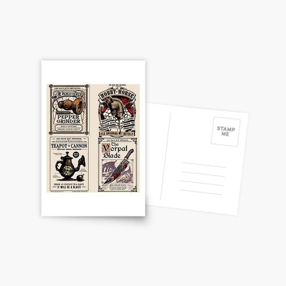 Weapons Cards- Alice Madness Returns Greeting Card for Sale by