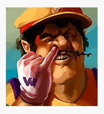 Wario Photographic Print