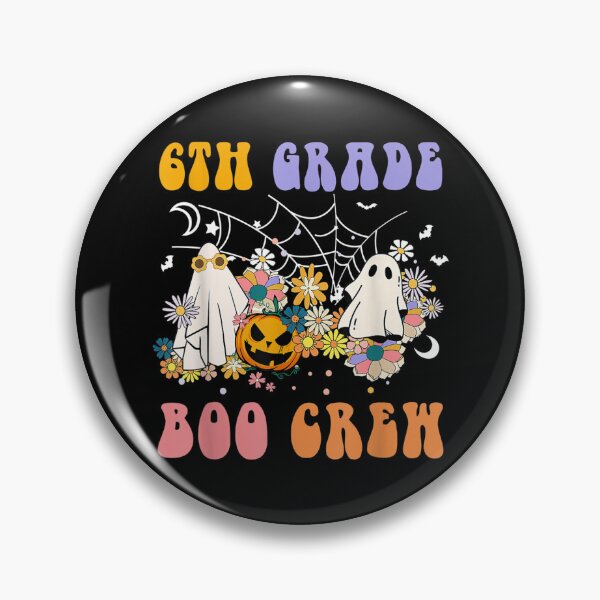Item preview, 6th Grade Boo Crew Teacher Floral Ghost Hippie Halloween designed and sold by Casenriddle.