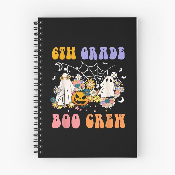 Item preview, 6th Grade Boo Crew Teacher Floral Ghost Hippie Halloween designed and sold by Casenriddle.