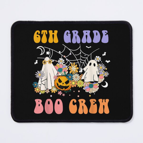 Item preview, 6th Grade Boo Crew Teacher Floral Ghost Hippie Halloween designed and sold by Casenriddle.