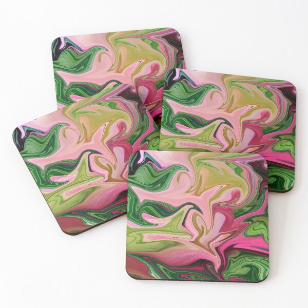 Item preview, Swirl pink, green designed and sold by SchokoGoth.