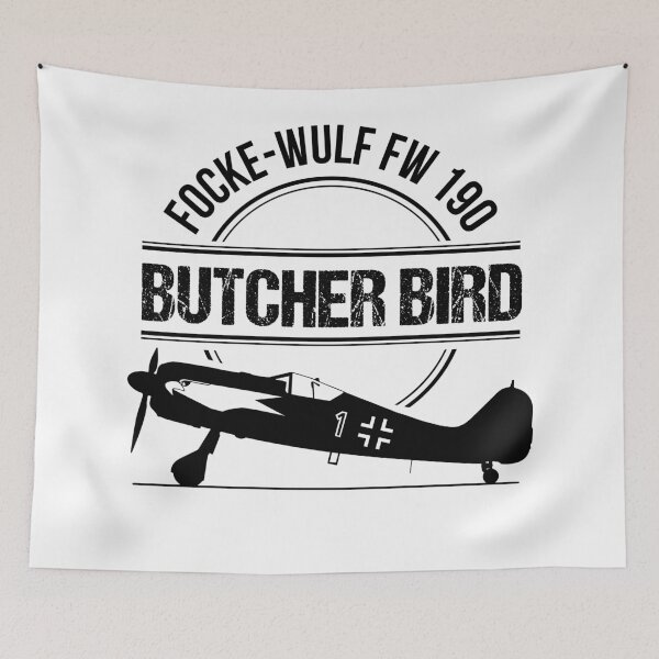 Item preview, Focke Wulf FW 190 Butcherbird Warbird Aviation T-Shirt designed and sold by stearman.