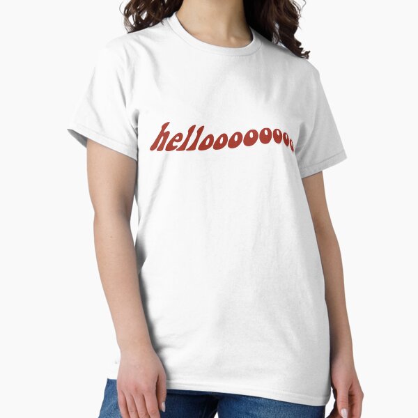 Item preview, Retro Wavy Hello // Dougie Jones designed and sold by Valerie Genzano.