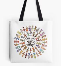 Tiny Villagers - Quiet Village Tote Bag