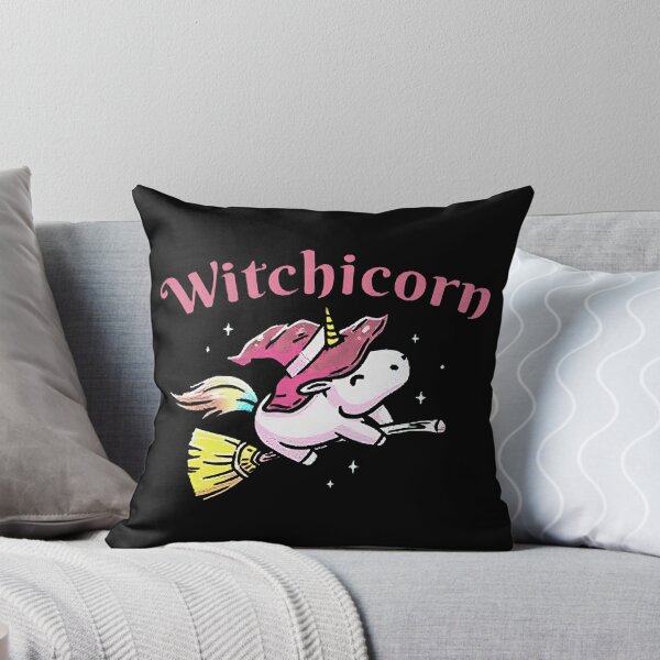Item preview, Witchicorn Flying Using A Magic Broom Baby designed and sold by FraukeFreitag.