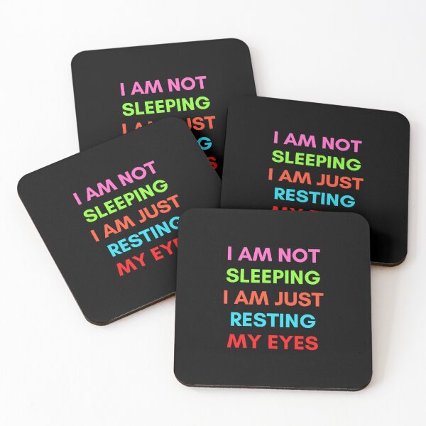 Item preview, I am not sleeping i am just resting my eyes, Educational designed and sold by pookamon14.