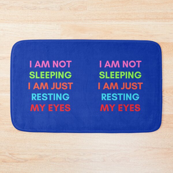 Item preview, I am not sleeping i am just resting my eyes, Educational designed and sold by pookamon14.