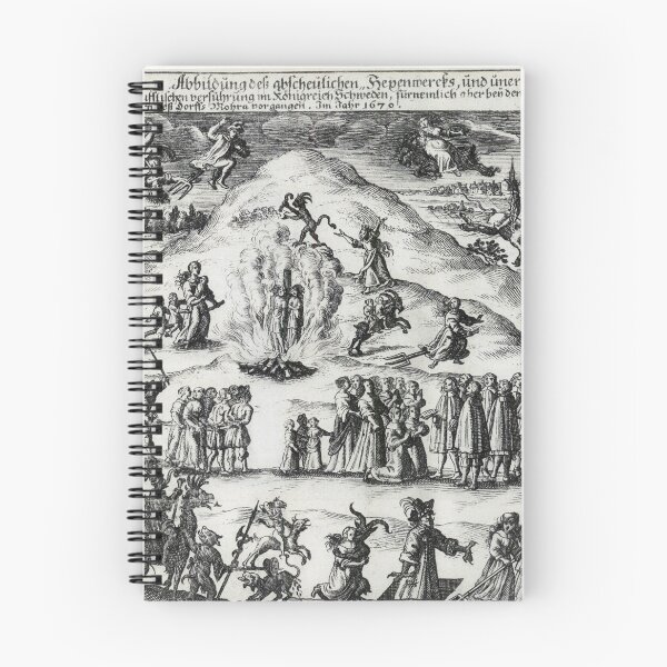 Item preview, Medieval etching depicting the Witch Trials designed and sold by Vintage Designs +.