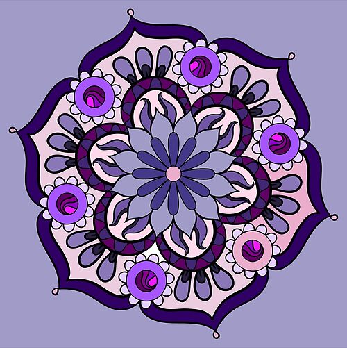 Floral Mandalas 012 (Style:126)