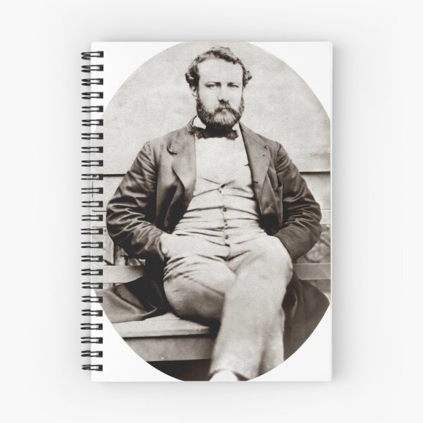 Item preview, Vintage Jules Verne Portrait Photograph  designed and sold by BravuraMedia.