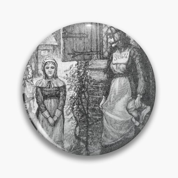 Item preview, Woman in the Scolds Bridle vintage creepy etching designed and sold by Vintage Designs +.