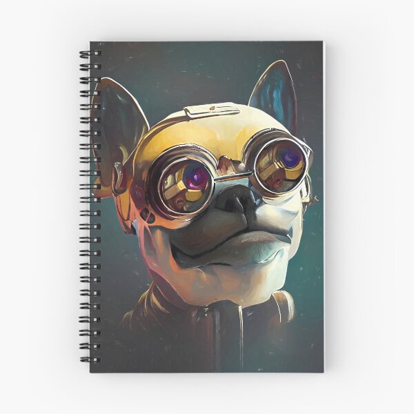 Item preview, Steampunk Dog Art Print designed and sold by nuel-art.