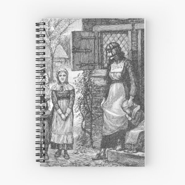 Item preview, Woman in the Scolds Bridle vintage creepy etching designed and sold by Vintage Designs +.
