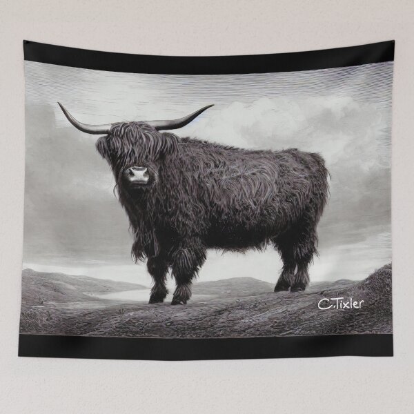 Item preview, Highland cow designed and sold by Guy Christophe Tixier.