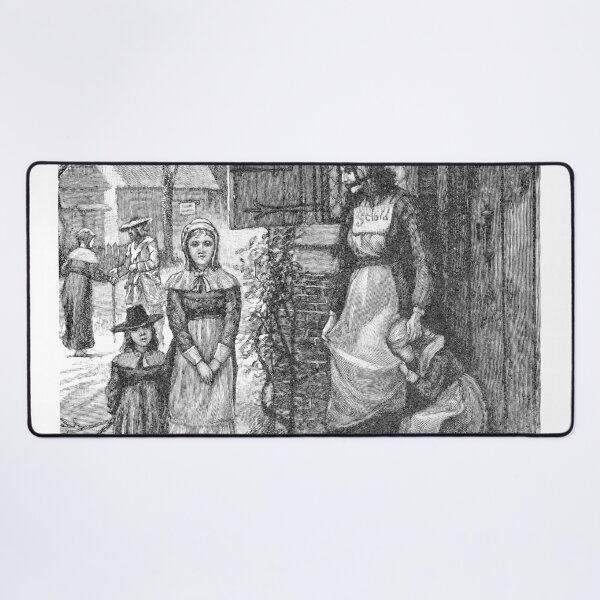 Item preview, Woman in the Scolds Bridle vintage creepy etching designed and sold by Vintage Designs +.