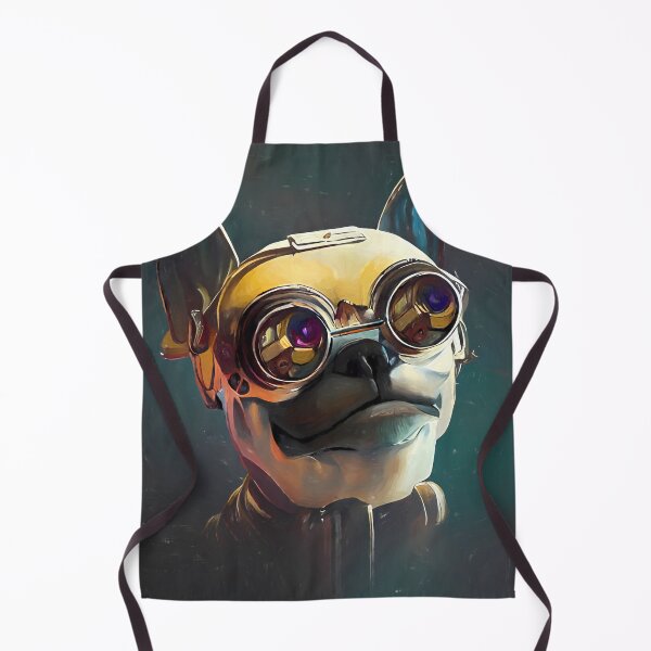 Item preview, Steampunk Dog Art Print designed and sold by nuel-art.