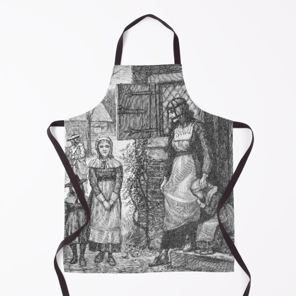 Item preview, Woman in the Scolds Bridle vintage creepy etching designed and sold by Vintage Designs +.