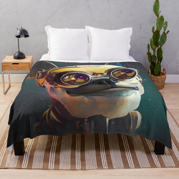 Item preview, Steampunk Dog Art Print designed and sold by nuel-art.