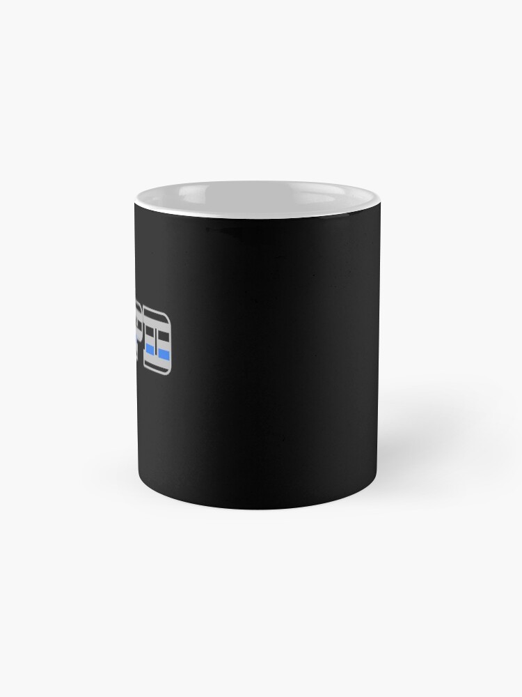 Alternate view of NYPD Thin Blue Line - American Police Flag Mug