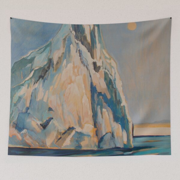 Item preview, Warm Ice Mountain Fine Art Painting designed and sold by artmanikin.