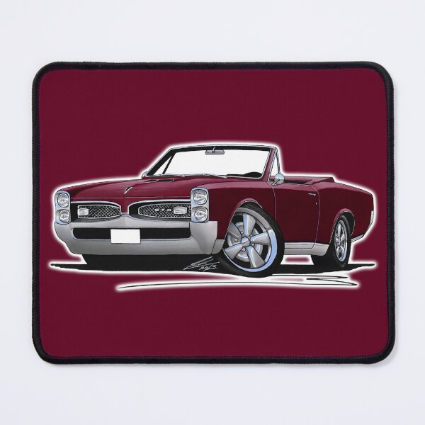 Item preview, Pontiac GTO (1967) Convertible Maroon designed and sold by Yeomans Cartoons.