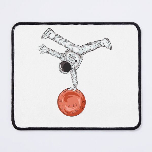 Item preview, Astronaut Breakdancing One-hand handstand on Mars designed and sold by punchon.