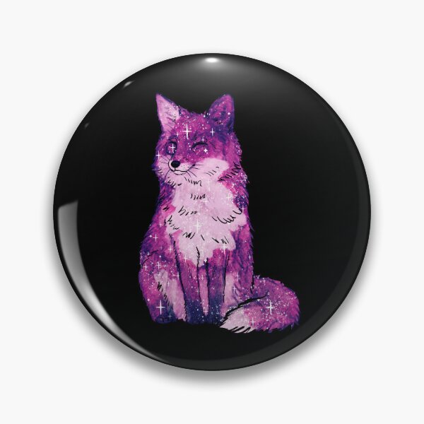 Item preview, Cute Fox Space and Stars – Pink Purple Galaxy designed and sold by northernhugs.