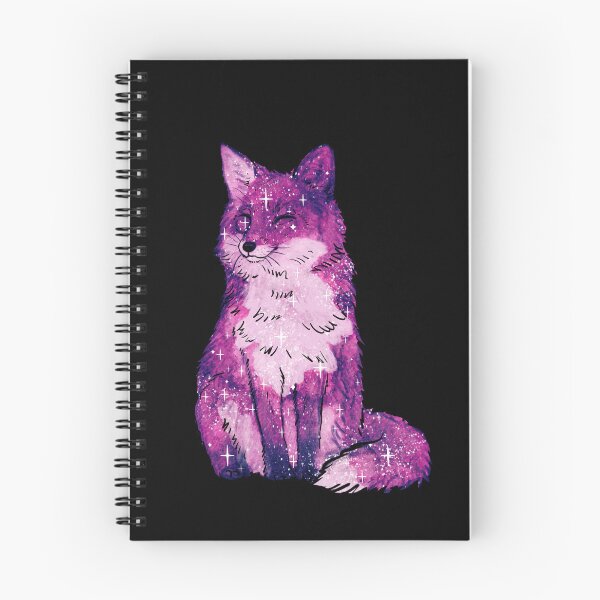 Item preview, Cute Fox Space and Stars – Pink Purple Galaxy designed and sold by northernhugs.