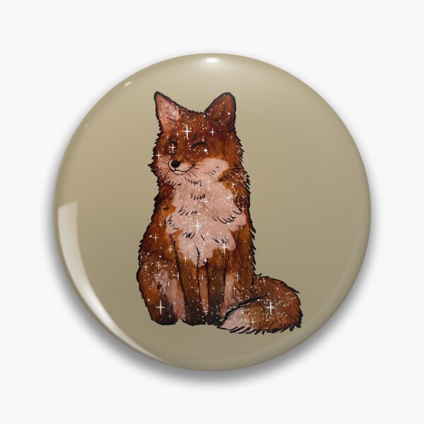 Item preview, Cute Fox Space and Stars – Red Brown designed and sold by northernhugs.