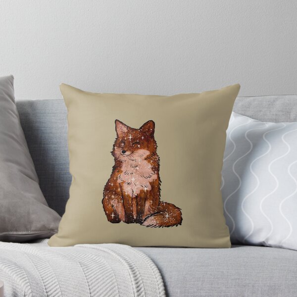 Item preview, Cute Fox Space and Stars – Red Brown designed and sold by northernhugs.