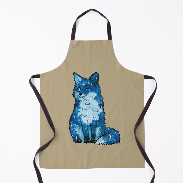Item preview, Cute Fox Space and Stars – Light Blue designed and sold by northernhugs.